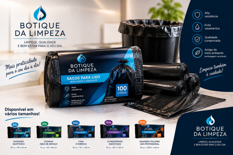 A Botique da Limpeza é uma loja especializada em produtos e soluções para limpeza residencial, comercial e profissional.
